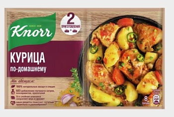 KNORR Приправа Курица по-домашнему 60гр  1*15