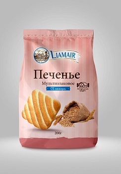 РОДИНА Печенье LIAMAIR Мультизлаковое фас.200гр  1*10