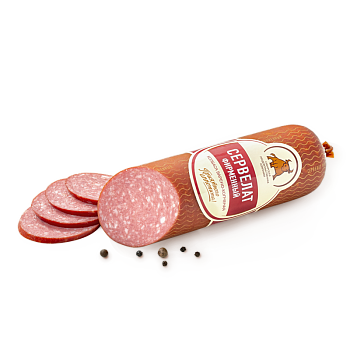 -15% АКЦИЯ СПК Колбаса в/к Сервелат Фирменный термофор.пак. 0,38кг  1*1 -15% АКЦИЯ СПК Колбаса в/к Сервелат Фирменный термофор.пак. 0,38кг  1*1