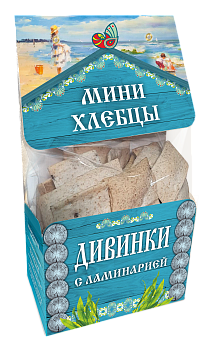 ДИВИНКА МИНИ-ХЛЕБЦЫ ц/з Дивинки с ламинарией 150гр  1*12