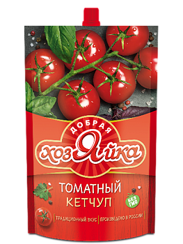МАХЕЕВ ДОБРАЯ ХОЗЯЙКА Кетчуп ТОМАТНЫЙ 500гр д/пак 1*10