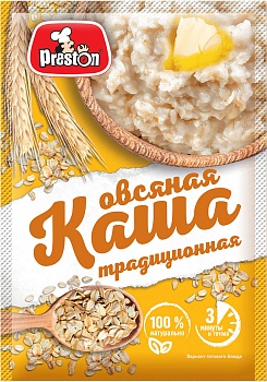Pr.PRESTON Каша Овсяная Б/П Натуральная 37гр  1*20