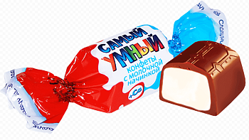 СЛАДУНИЦА Конфеты корпусные САМЫЙ УМНЫЙ /пак.1кг/ 1*5 СЛАДУНИЦА Конфеты корпусные САМЫЙ УМНЫЙ /пак.1кг/ 1*5