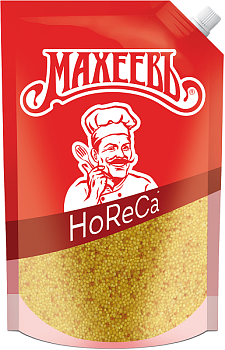 МАХЕЕВЪ ХОРЕКА Горчица ЗЕРНИСТАЯ 1000гр д/пак 1*8