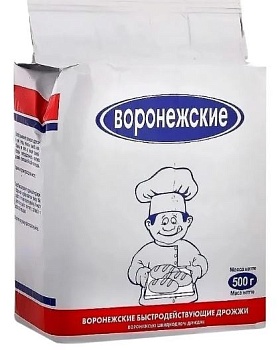 Дрожжи хлебопекарные ВОРОНЕЖСКИЕ сухие 500гр  1*20