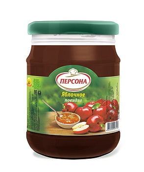 ПЕРСОНА Повидло ЯБЛОЧНОЕ  530гр ст/банка твист 1*12