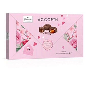 ШОКОЛАДНЫЙ КУТЮРЬЕ Набор конфет 130гр. АССОРТИ ОТКРОЙ СВОЁ СЕРДЦЕ 1*14 ШОКОЛАДНЫЙ КУТЮРЬЕ Набор конфет 130гр. АССОРТИ ОТКРОЙ СВОЁ СЕРДЦЕ 1*14