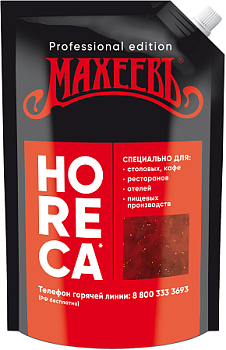 МАХЕЕВЪ ХОРЕКА Джем КЛУБНИЧНЫЙ  1000гр д/пак 1*8