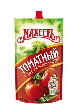 МАХЕЕВЪ Кетчуп ТОМАТНЫЙ 300гр д/пак 1*16