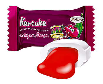 АККОНД Карамель КАПЕЛЬКА Вишня фас.1кг пакет 1*5