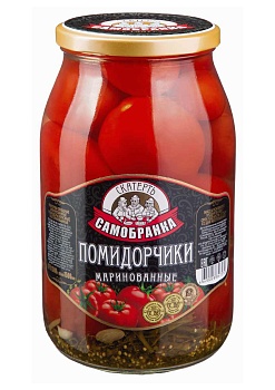 -20% СКАТ-САМОБР Томаты маринованные  1500мл стекл/банка 1*6