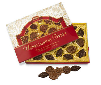 РАХАТ Шоколад фигурный ШОКОЛАДНЫЙ БУКЕТ 285гр  1*9 РАХАТ Шоколад фигурный ШОКОЛАДНЫЙ БУКЕТ 285гр  1*9