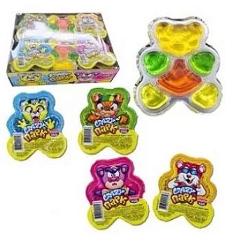 КАНДИ-КЛАБ Десерт желейный CRAZY ПАРК 35мл  12*30 КАНДИ-КЛАБ Десерт желейный CRAZY ПАРК 35мл  12*30