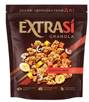 GRANOLA Завтрак готовый ЭКЗОТИЧЕСКИЙ МИКС 300гр  1*8