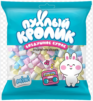 ПУХЛЫЙ КРОЛИК Marshmallows 85гр МИНИ   1*25
