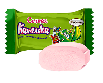 АККОНД Карамель КАПЕЛЬКА сочная фас.1кг пакет 1*5