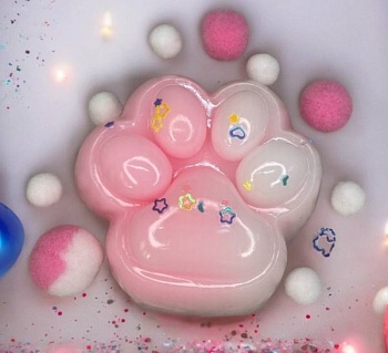 Игрушка Мялка -Сквиш ЛАПКА двухцветная с шариками 69гр /7*6,5*2,7см/   1*16 Игрушка Мялка -Сквиш ЛАПКА двухцветная с шариками 69гр /7*6,5*2,7см/   1*16