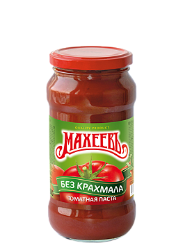 -15% АКЦИЯ МАХЕЕВЪ Томатная паста ДОМАШНЯЯ 500гр ст/банка твист 1*12