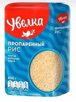 -15% АКЦИЯ УВЕЛКА Крупа РИС длин.шлиф. пропар. 800гр  1*6