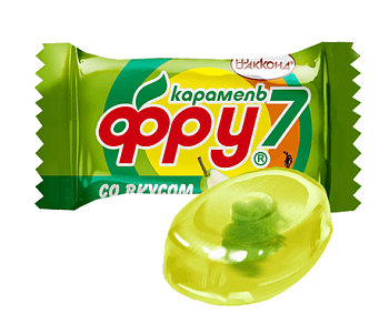 АККОНД Карамель ФРУ-7 дюшес фас.1кг пакет 1*4