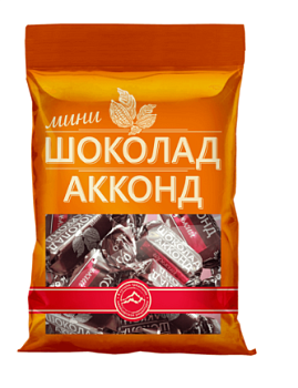 АККОНД Шоколад МИНИ-ШОКОЛАД Горький 85гр  1*16