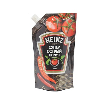 ХАЙНЦ Кетчуп Супер Острый 320гр (9366) д/пак 1*16