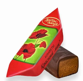 КР.ОКТ Конфеты КРАСНЫЙ МАК пралиновые  1*5