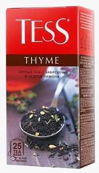 ТЕСС Чай черный пак. ТАЙМ (25п*1,8г)  1*10 ТЕСС Чай черный пак. ТАЙМ (25п*1,8г)  1*10