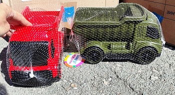 Игрушка Камаз AMIN-ДОКАР в сетке   1*1