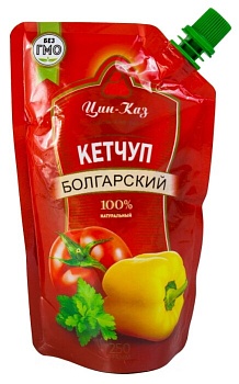 ЦИН-КАЗ Кетчуп БОЛГАРСКИЙ 250гр  1*26