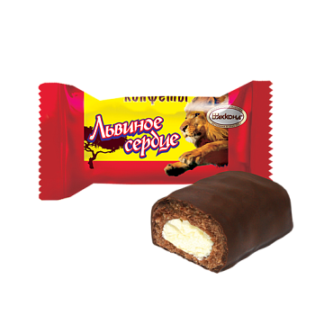 АККОНД Конфеты ЛЬВИНОЕ СЕРДЦЕ какао  1*5