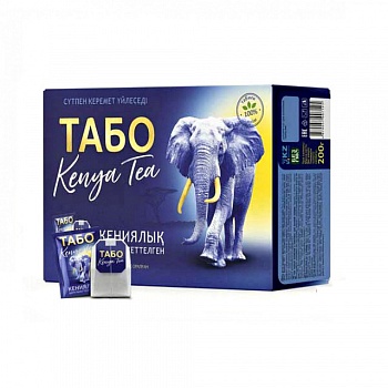ТАБО Чай черный пак. КЕНИЯ 100пак   1*30