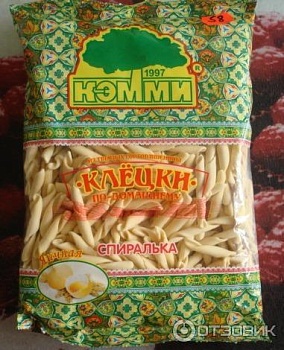 КЭММИ Макаронные изделия Клецки СПИРАЛЬКА 300г  1*24