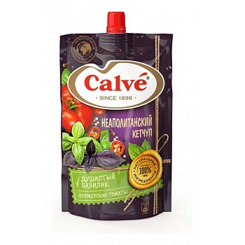 CALVE Кетчуп Неаполитанский 350гр д/пак 1*28