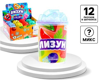 Игрушка Лизун "КОКТЕЙЛЬ" цвета микс   1*12