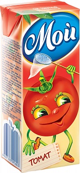 МОЙ 0,2л Сок ТОМАТ С СОЛЬЮ И МЯКОТЬЮ  1*27