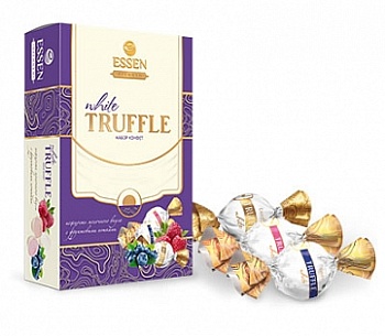 ЭССЕН Набор конфет 180гр TRUFFLE WHITE фас. 1*13 ЭССЕН Набор конфет 180гр TRUFFLE WHITE фас. 1*13