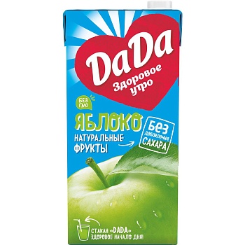 DaDa 1,9л Нектар ЗЕЛЕНОЕ ЯБЛОКО  1*6