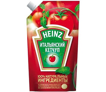 ХАЙНЦ Кетчуп Итальянский 320 гр (9397) д/пак 1*16