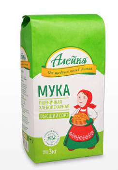 Мука в/с Алейка 3кг (3548)  1*3