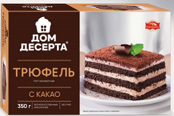 ЧЕРЕМУШКИ Торт ДД ТРЮФЕЛЬ 350гр  1*6