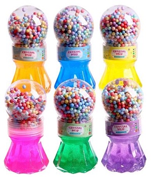 Игрушка Лизун "ШАР" цвета микс   1*12